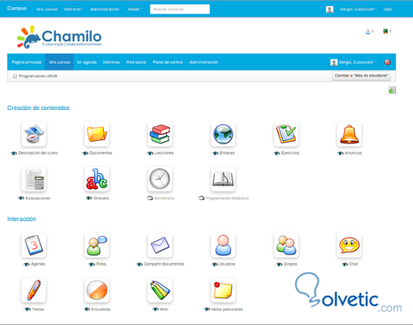 Plataforma de Educación Virtual Chamilo - Imagen 2